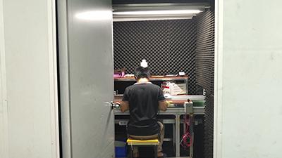 Cámara de prueba acústica