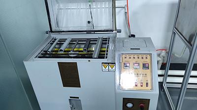 Prueba de niebla salina