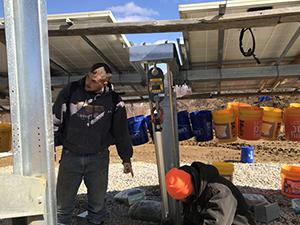 Actuador lineal para uso en seguir solar en USA